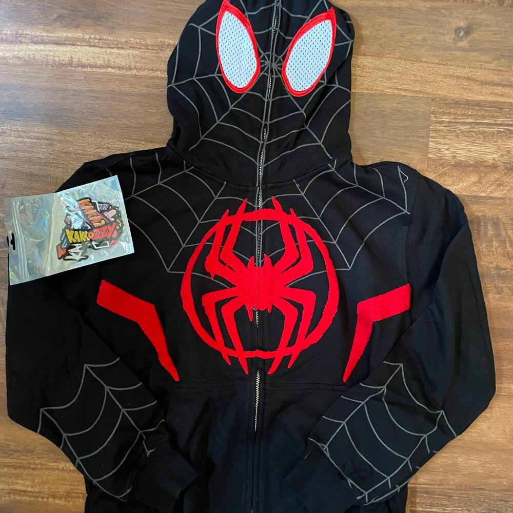 Kakazzy Spiderman Full Zip Hoodie - M